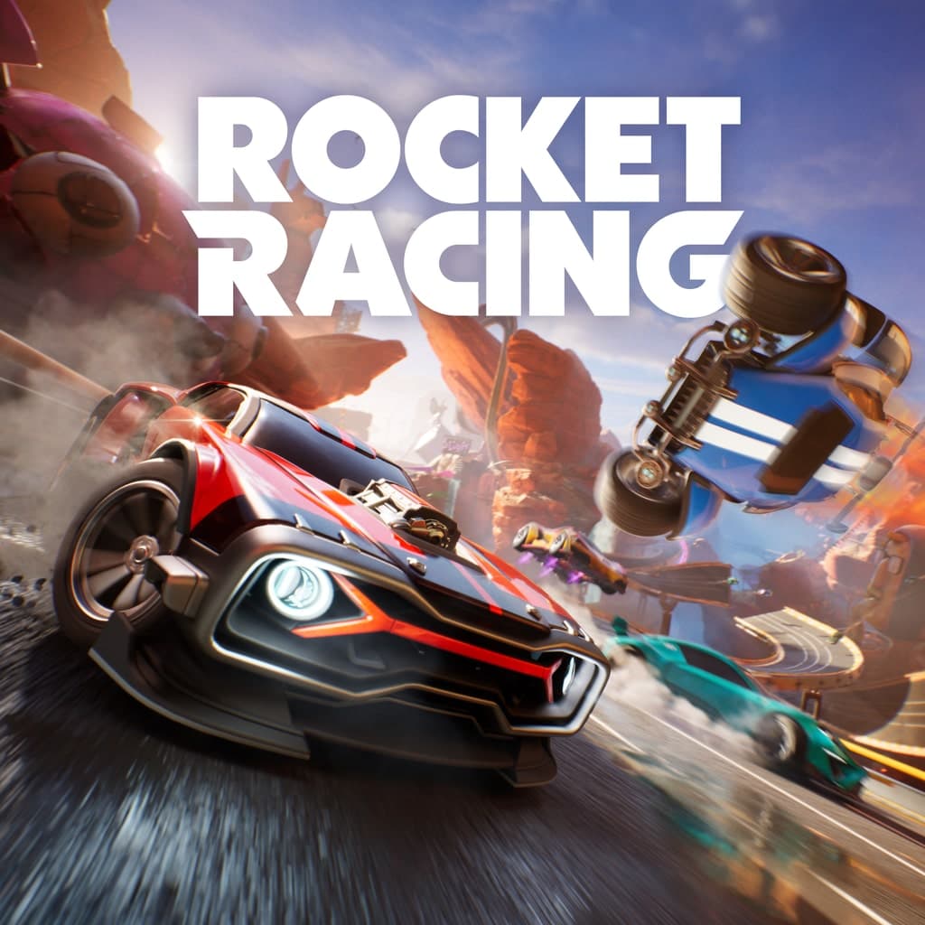 Epic Games Rocket Racing — mobile HUD gameplay